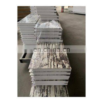 Tropical pre-insulated panel fibre glass  insulated decorative wall panel metal carved sandwich panel