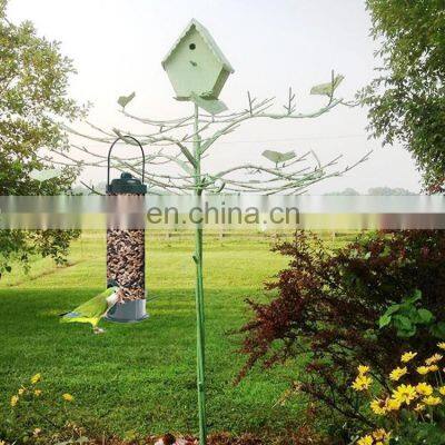 Best Selling Outdoor Hanging Plastic Transparent Tube Bird Feeder for Seeds photo-5