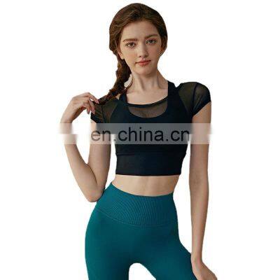 Spring, Summer, All-in-one Sports Wears Outside Underwear Women Running Vest Type Shock Beauty Gym Back Yoga Bra photo-5