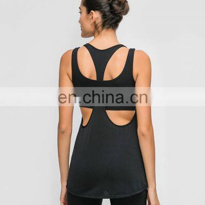 Most Selling Breathable Loose Gym Wear Bra Workout Fitness Sports Clothing Women Yoga Tanks