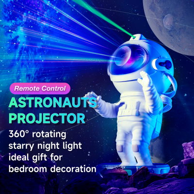 New Model Astronaut Galaxy Projector Light Starry Sky Nebula Projection Lamp Smart Led Night Light Gaming Room Decoration