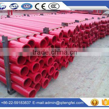 4Inch transporting concrete tool concrete pump pipe with SK flange