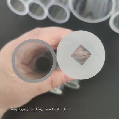 customized Thick wall quartz glass tube wall thickness quartz tubes