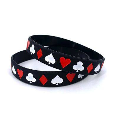 High Quality Funny Engraved Event Wristband, Rubber Silicone Bracelet Debossed Custom for Gifts