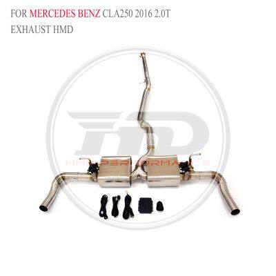 SS304 Exhaust Catback for Mercedes Benz C63 W205/CLA250/CLS63 W218/CLS300 CLS350 C257/CLS450 C218 Car Accessories WhatsApp+86 18946955156