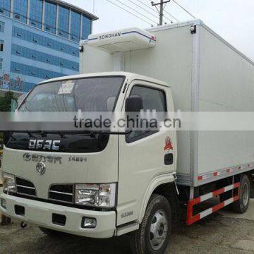 EuroIII or Euro IV refrigerated truck from china, dongfeng light freezer trucks for sale