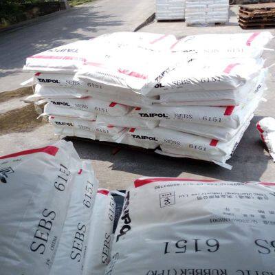 Taiwan SEBS High Molecular Weight Rubber 6151 Heat-Resistant Anti-Dyeing High Compatibility Plastic Modified Adhesive Granule