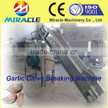 Low damage garlic breaking/garlic clove separator machine price