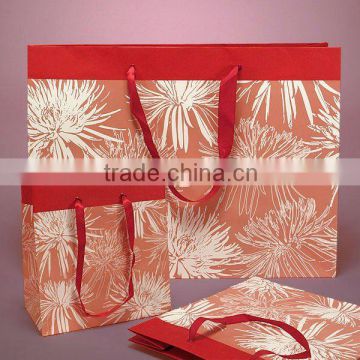 kraft paper bag with colourful