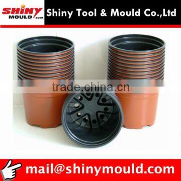 plastic injection molding flower pots mold