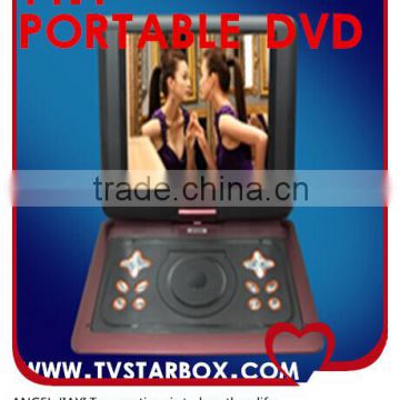 14.1''portable dvd player large screen low price portable dvd player