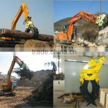 RT model hydraulic wood grapple rock grapple for EC200B Prime excavator