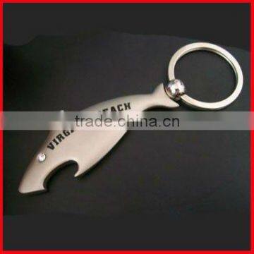 fashion key chain VIRGINIA BEACH SHARK bottle opener keychain