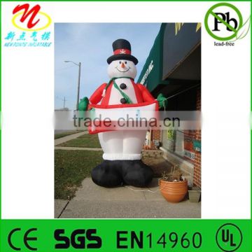 Cheap outdoor inflatable Christmas bumble snowman for sale