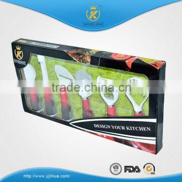 KITCHEN KING Peeler/ice Cream Scoop/pizza Wheel/appler Corer/fruit Peeler/cheese Spade Small Kitchen Tools Set