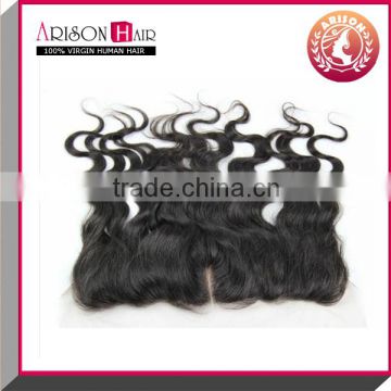 13*4 middle parting body wave indian lace closure