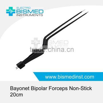 Bayonet Bipolar Forceps Non-Stick 20cm