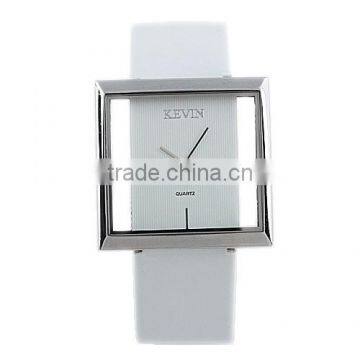 White color high quality women watch square brand watch wholesale for lady LD006