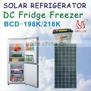 Meilile BCD-198K DC 24V fridge solar Freezer 198L