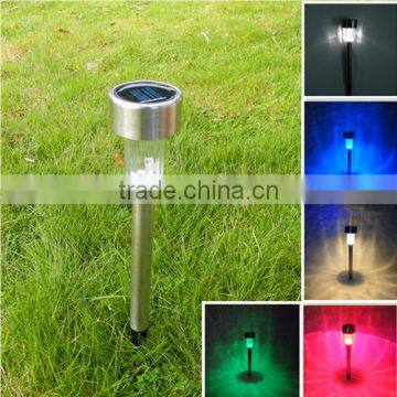 Cheap stainless steel solar led garden lights