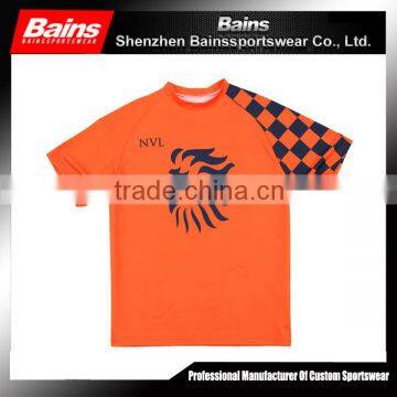 orange soccer uniform design