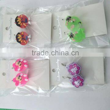 Multicolor flashing free sample LED earring with beautiful shape