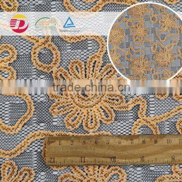 Wholesale Cheap Guipure White Cotton Lace Embroidery Beautiful Fabric Samples of Lace for Dress photo-4