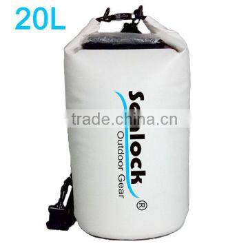 golden supplier white 500D PVC Tarpaulin waterproof dry bag for swimming