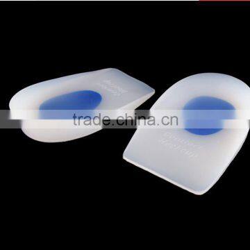 Hot sale gel shoe pad,gel insoles heel cushion,pu gel pad for heel KS C 16