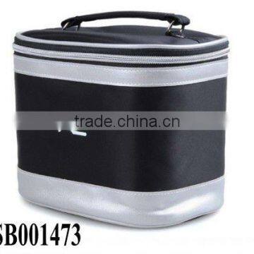 hot sale fashion satin big cosmetic bag