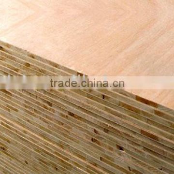 18mm pine block board with okoume/bintangor/keruing faced