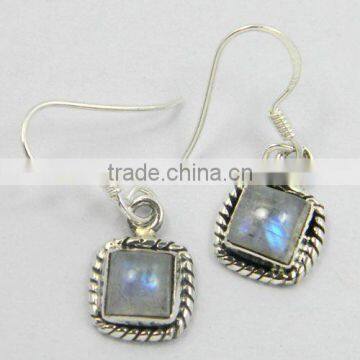 Silver earrings,moonstone earrings,stock earrings,earrings wholesale,sterling silver earrings