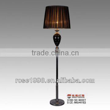 Chinese ceramic elegant standing lamp