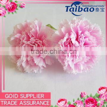 Artificial silk flower heads silk carnation heads artificial carnation flower heads