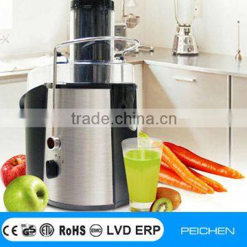 1000W Stainless-steel Housing electric apple juicer stainless steel spout,Built -in safety switch system