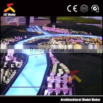 fashion design architectural scale model miniature with LED lighting