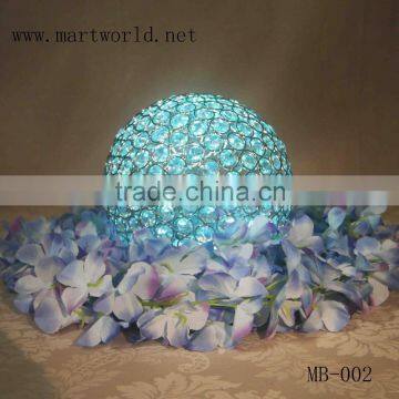 round shape shinging crystal ball wedding decoration materials party decoration wedding(MB-002)