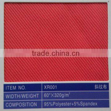 polyester spandex twill fabric