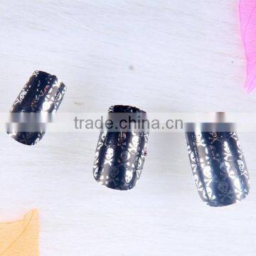 metallic human skeleton design nail tips\2014 new products wholesale price made in china