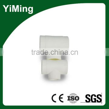 YiMing DIN 8077 standard ppr reducing tee of pipe fittings