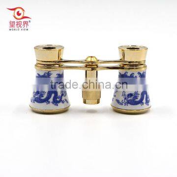 New Arrival CHINA Gift Binoculars Telescope Craft Ceramic TelescopeTZ3X25CL