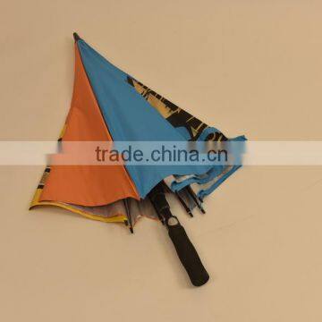 30incun golf umbrella silver cover and full priting