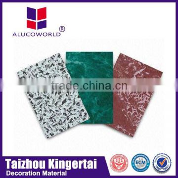 Alucoworld acp sheet perfect resistance heat resistant marble acp plates