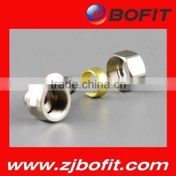 China supplier brass cross fitting pex pipe fitting connecting use