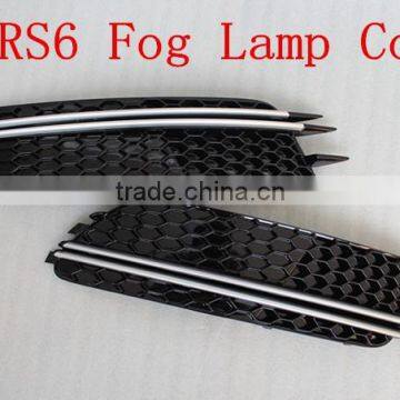 Aftermarket facelift Fog lamp cover for Audi A6 C7 RS6