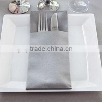 50 Count linen feel/Airlaid paper napkins/Cutlery Napkin Prefold