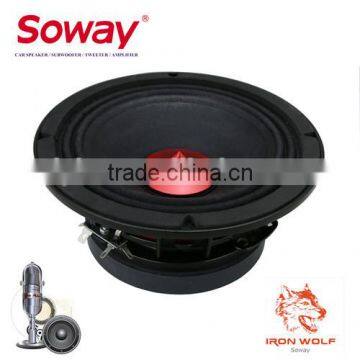 Soway SW-619 4ohm 500w 6.5 inch black color midrange speaker red dust cap