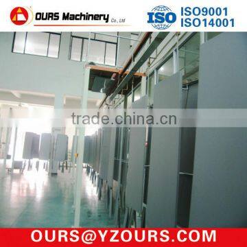 completely automatic pretreating and powder coating plant