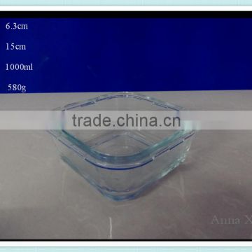 Xuzhou supply rectangle glass fruit plates