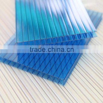 antioxidant light diffussion plastic awnings hollow polycarbonate sheet